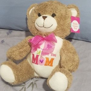 A stuff bare beige and Brown